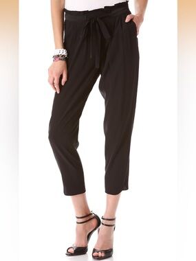 Ramy Brook Silk Allyn Pant in brown